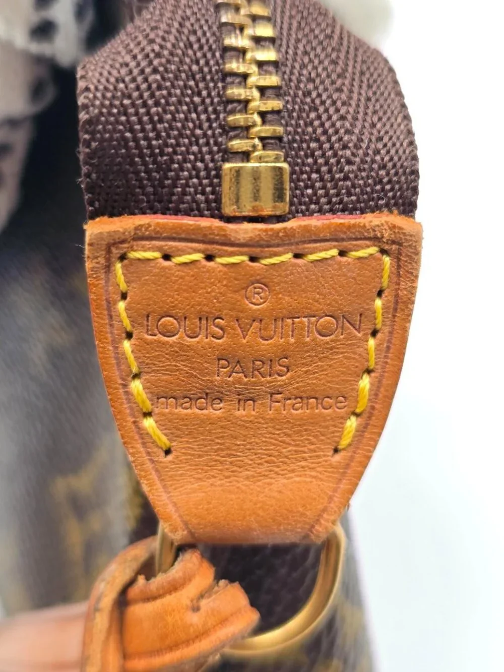 Authentic Louis Vuitton Pochette Accessoires Monogram Canvas Shoulder Bag